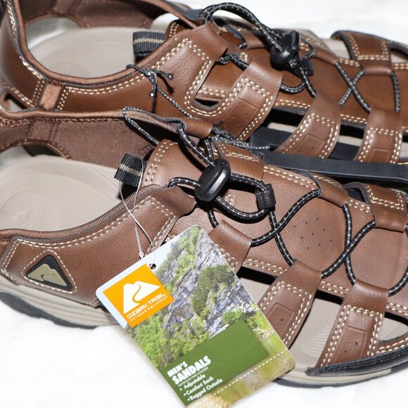 Ozark Trail Hiking Walking Sandals Shoes Men's Size 7 Brown - Picture 4 of 4